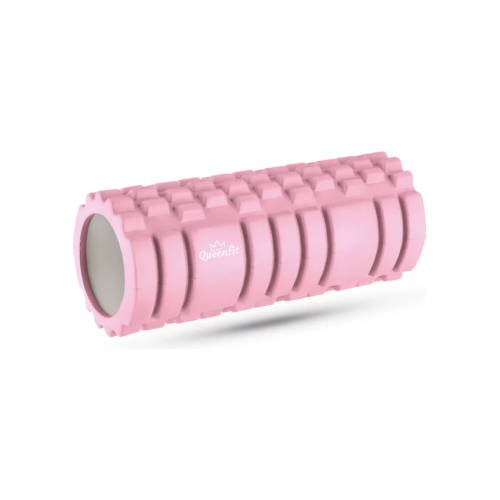 Купить Массажный ролик  Queenfit EVA 33*14 cm pink в Киеве - фото №1